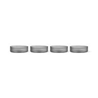 Ripple Set di 4 Ciotole da Portata Affumicate