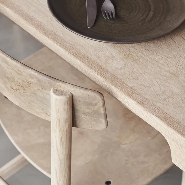 Conscious BM3162 Spisebordsstol Sæbebehandlet/Coffee Lys
