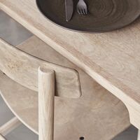 Conscious BM3162 Spisebordsstol Sæbebehandlet/Coffee Lys