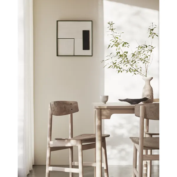 Conscious BM3162 Spisebordsstol Sæbebehandlet/Coffee Lys