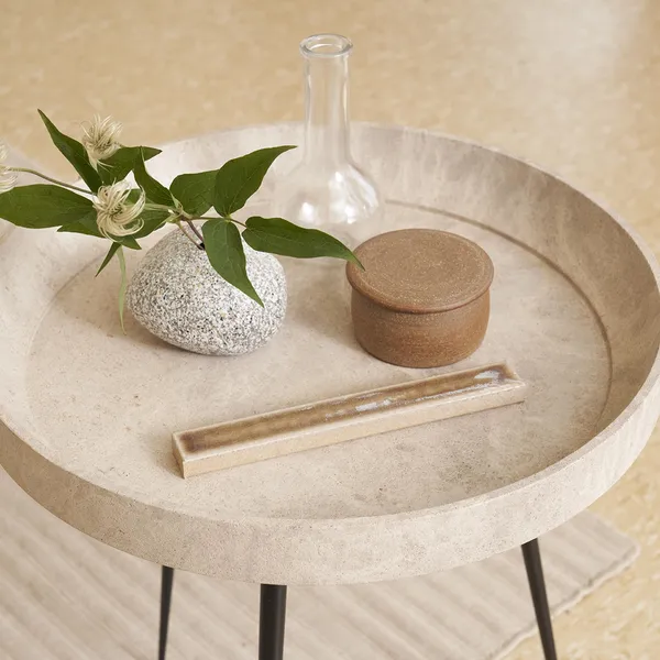 Bowl Table Between Coffee Dark