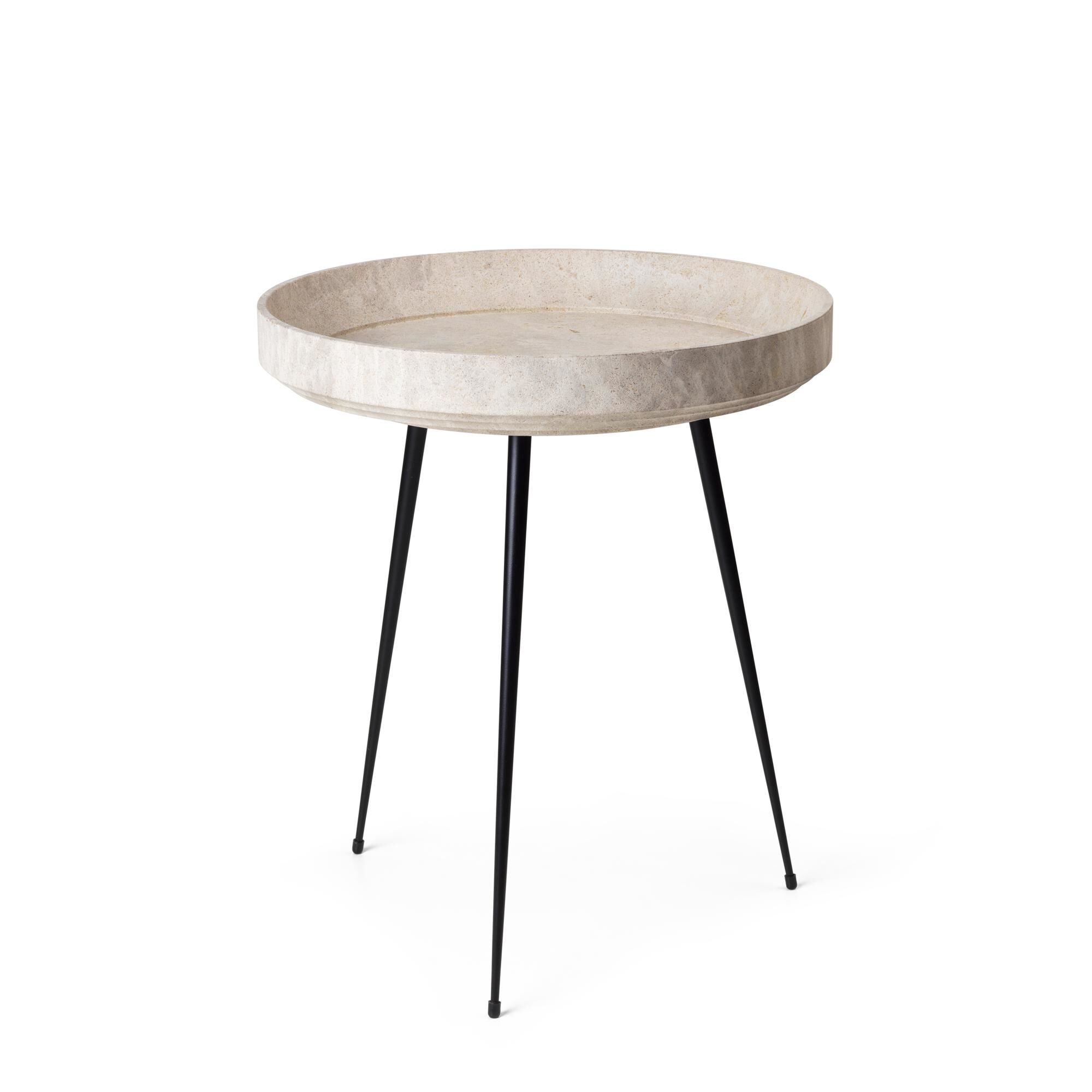 Bowl Bord Mellem Wood Grå