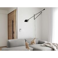 265 Wandlampe Klein Schwarz
