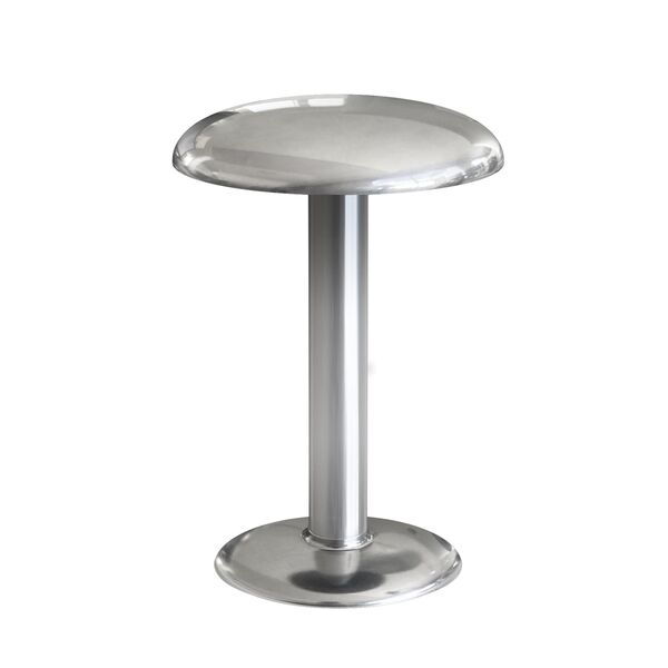 Gustave Lampada da Tavolo Portatile Argento Lucido 3000K