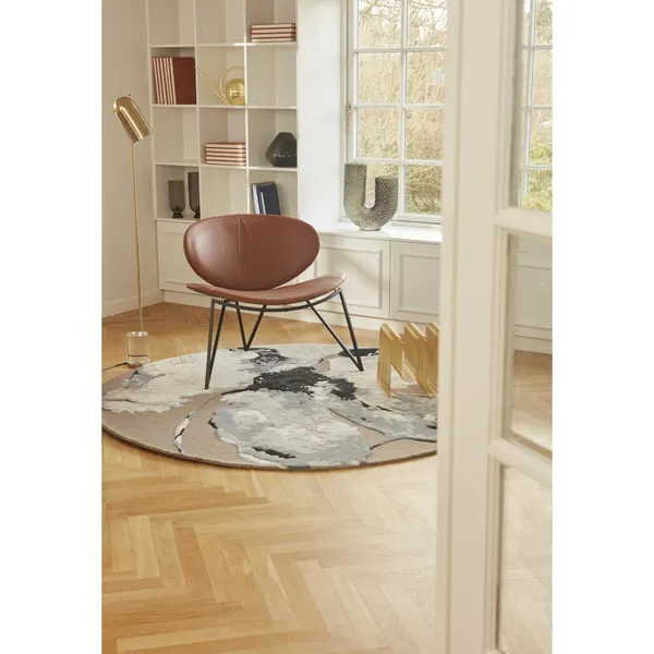 SEMPER Armchair Black/Cognac