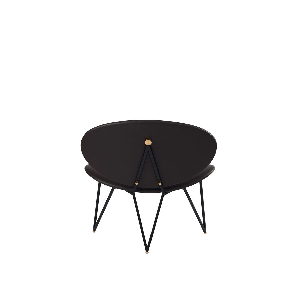 SEMPER Fauteuil Noir/Marron Java