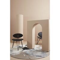 SEMPER Fauteuil Noir/Marron Java