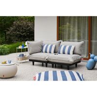 King Pillow 66x40 cm Stripe Ocean Blue