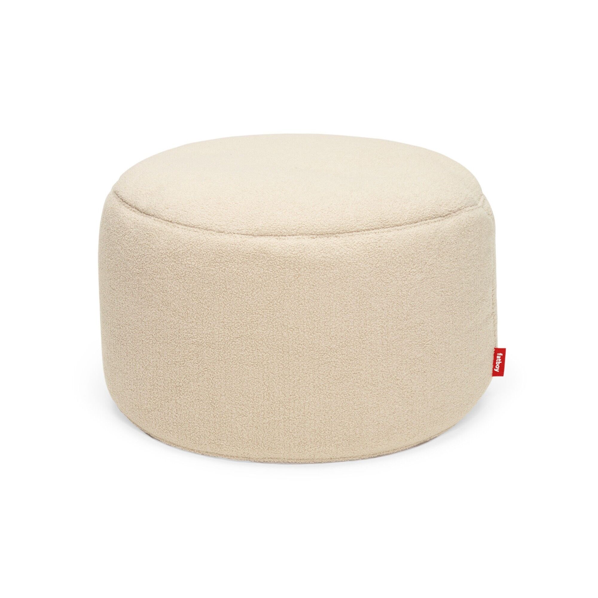 Pouf Point Grand Sherpa Écru