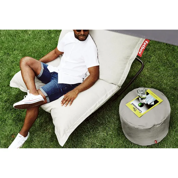 Point Outdoor Pouf Grey Taupe