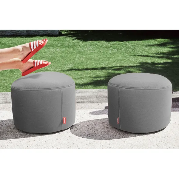 Point Outdoor Pouf Rock Grey