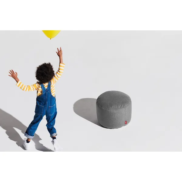 Point Outdoor Pouf Rock Grey