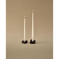 Reflect Candle Holder Large Black Chrome