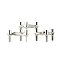 BMF Kerzenhalter-Set, 3-teilig, Chrom