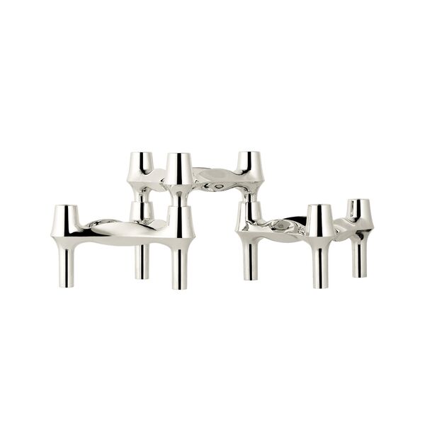 BMF Kerzenhalter-Set, 3-teilig, Chrom