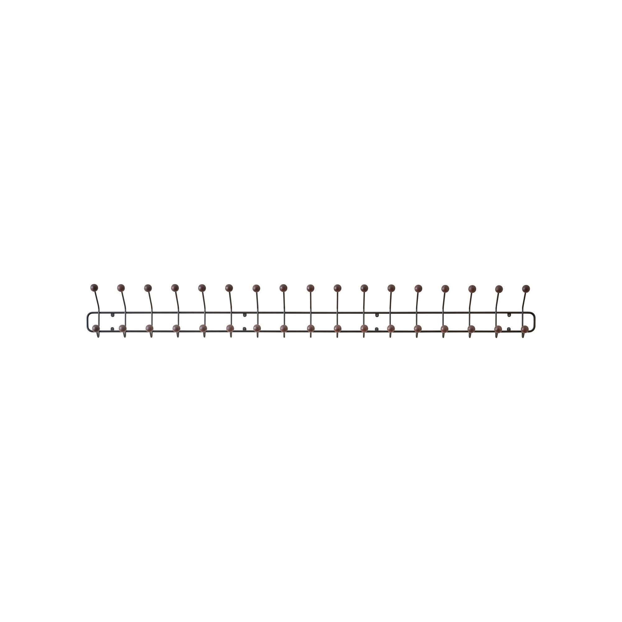 Porte-manteau Horizontal XL Bill Noir/ Brun