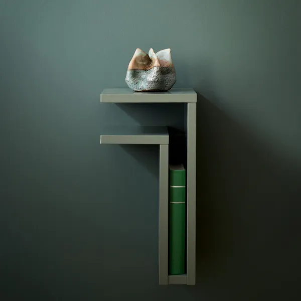 F-Shelf Shelf Left Grey-green