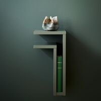 F-Shelf Shelf Left Grey-green