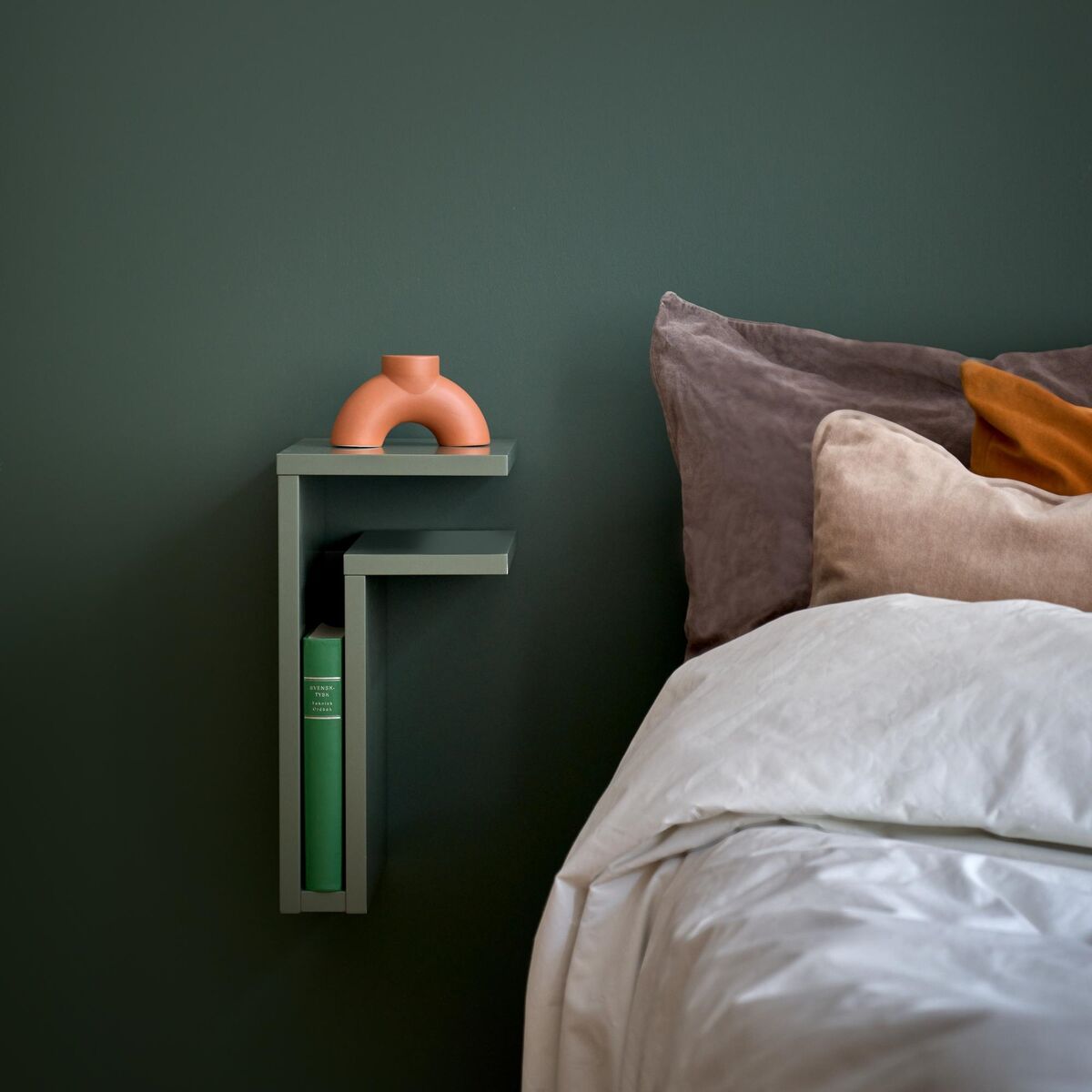 F-Shelf Shelf Right Grey-green