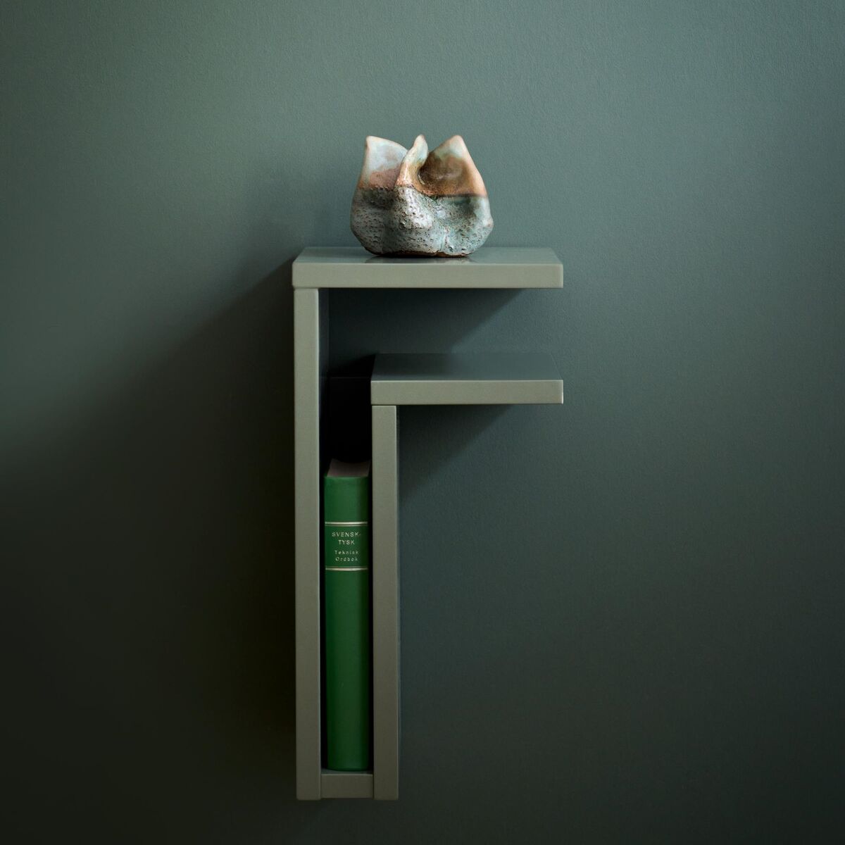 F-Shelf Shelf Right Grey-green
