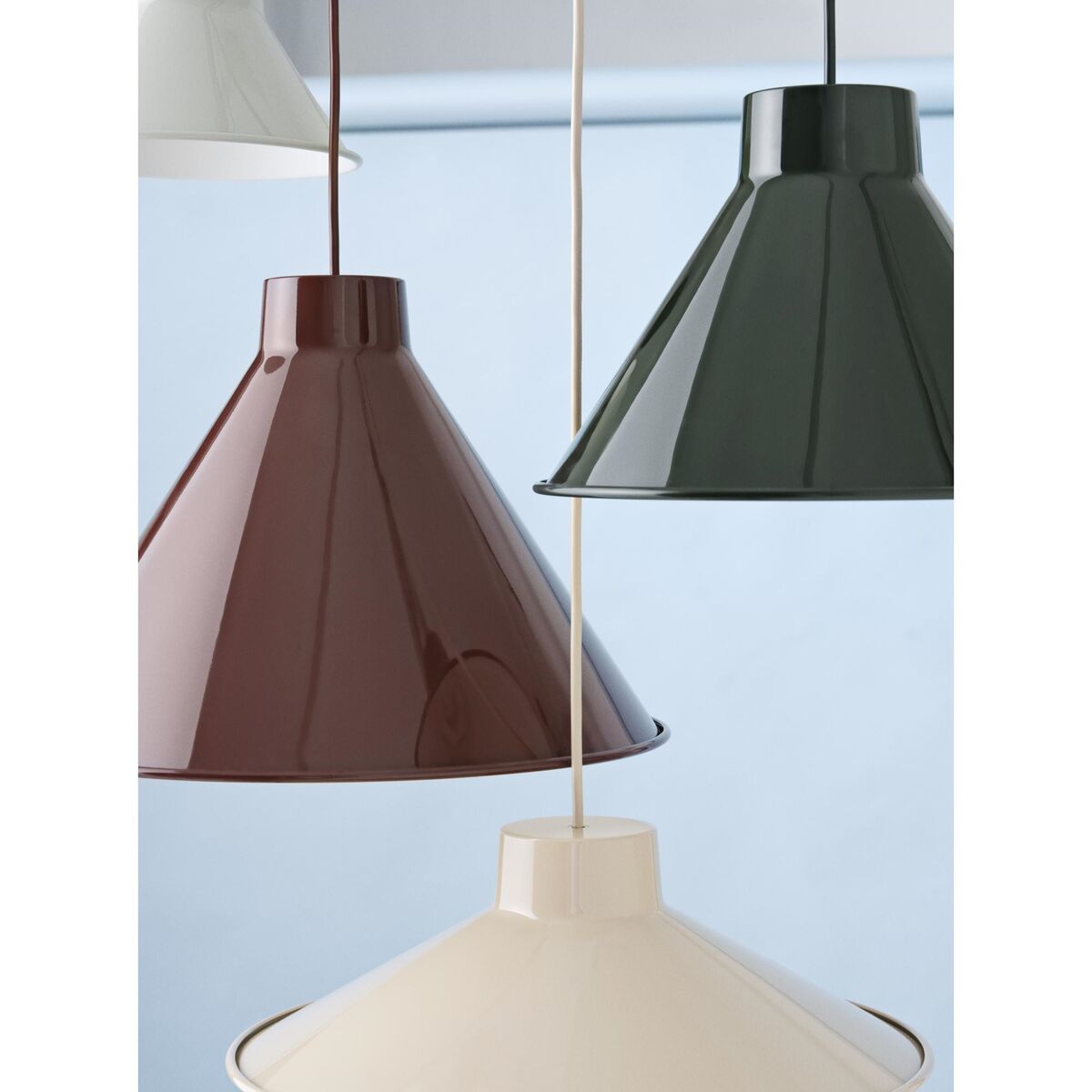 Top Pendelleuchte Ø28 cm Grau