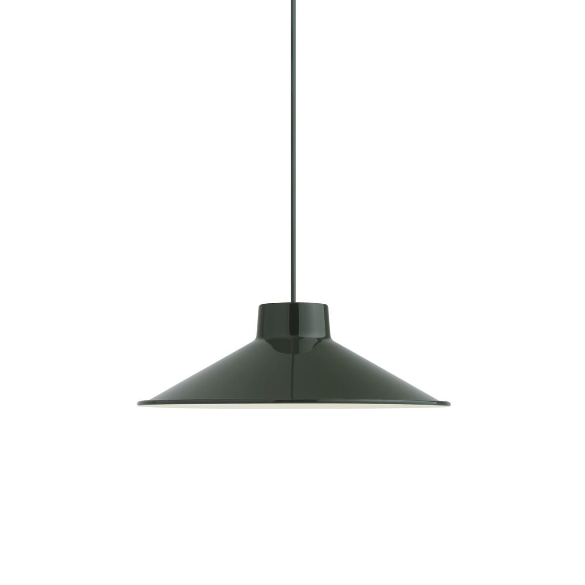 Top Lámpara Colgante Ø36 cm Verde Oscuro
