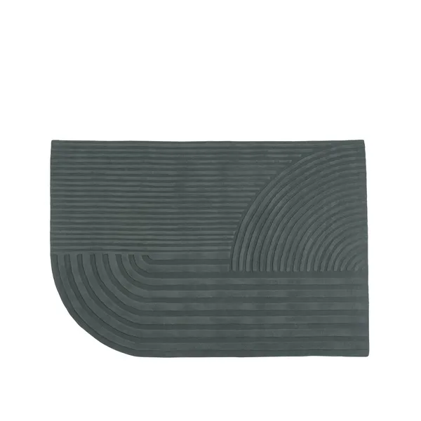 Relevo Tapis 170 x 240 cm Vert Foncé