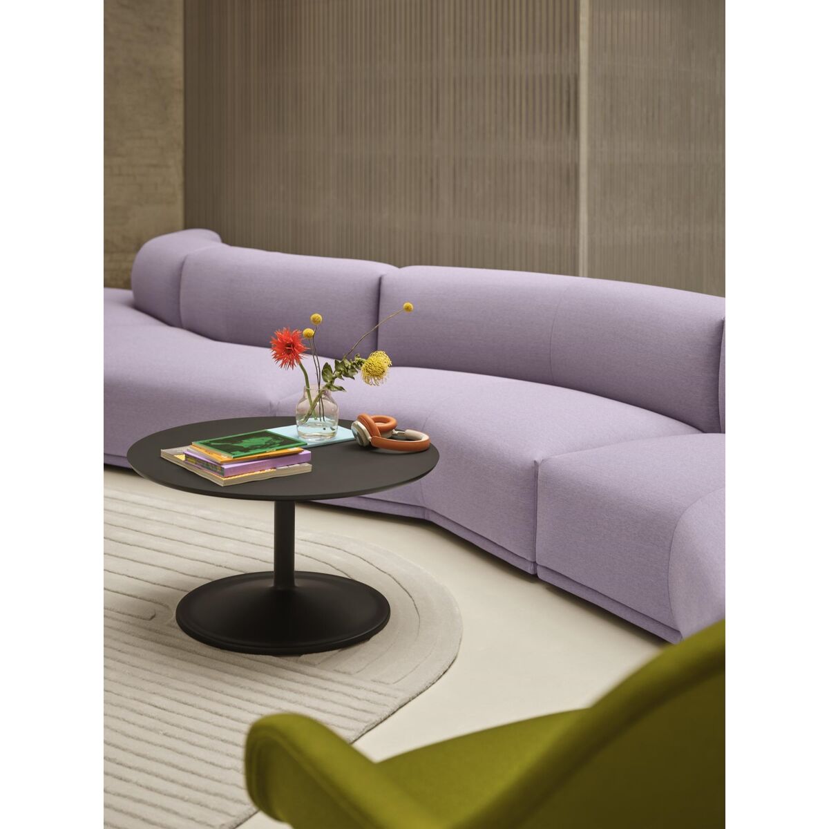 Relevo Tæppe 170 x 240 cm Mørk Grøn