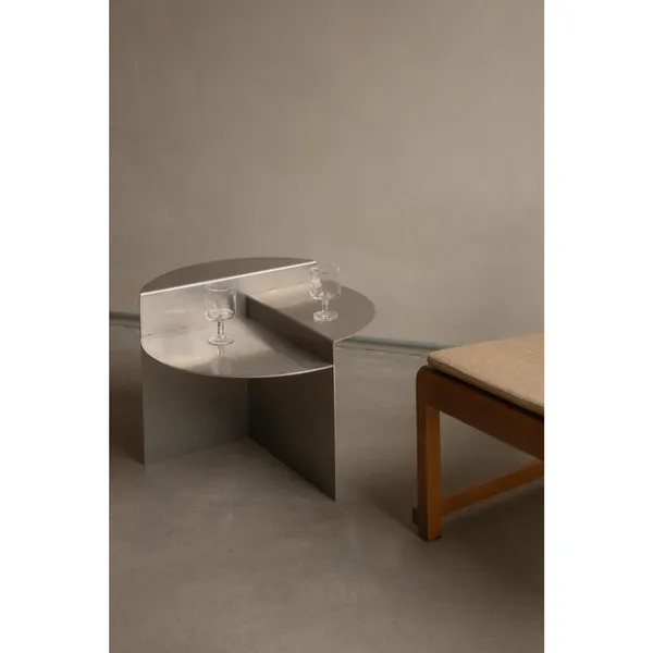 Rivet Side Table Aluminum