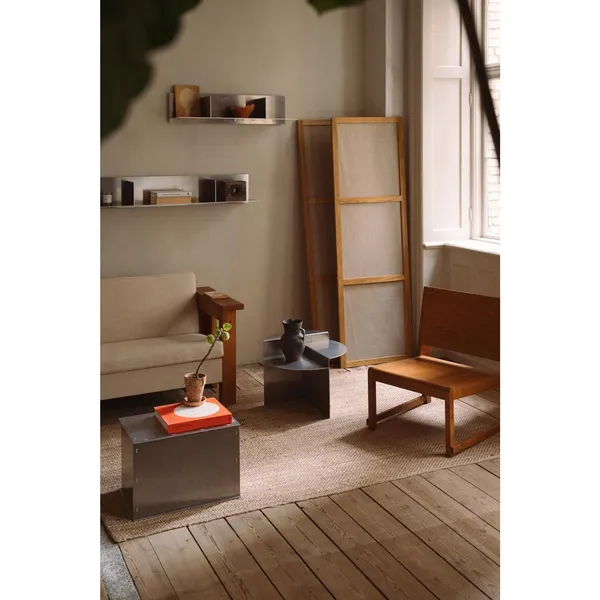 Rivet Side Table Aluminum