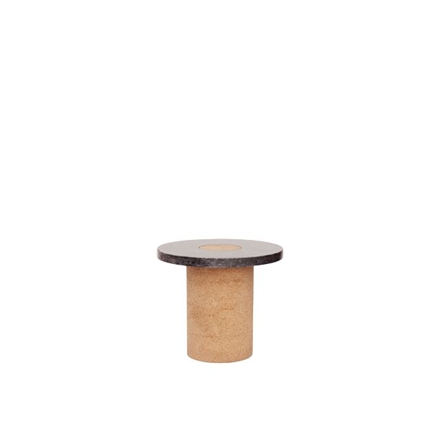 Sintra Sidebord/sofabord Liten Sort Marmor/kork