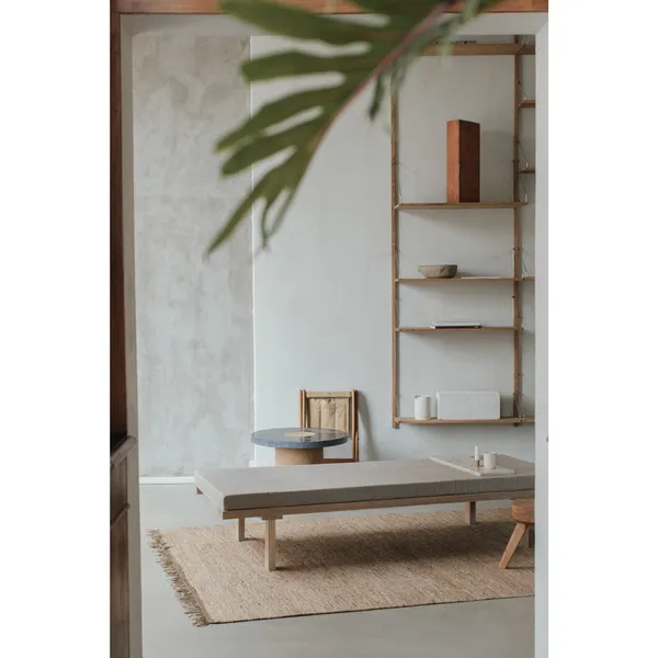 Sintra Side Table/Coffee Table Small Black Marble/Cork