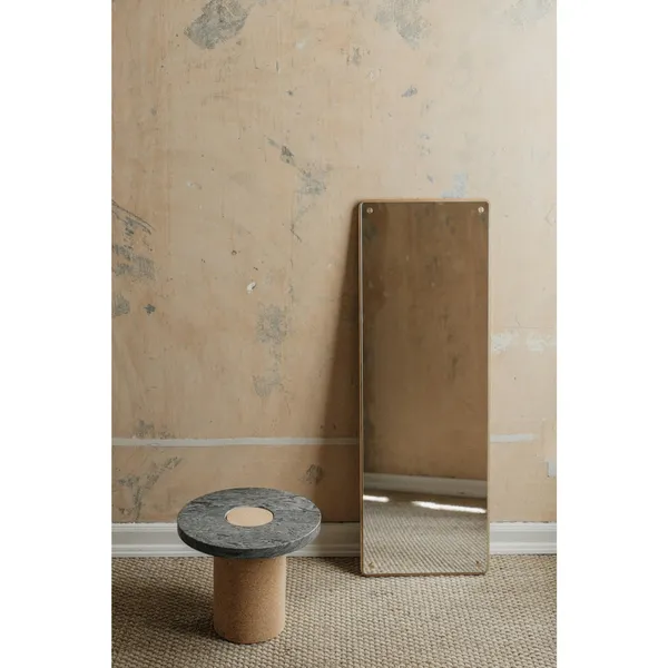 Sintra Side Table/Coffee Table Small Black Marble/Cork
