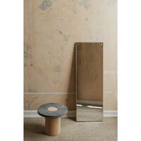 Sintra Side Table/Coffee Table Small Black Marble/Cork