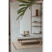 Sintra Side Table/Coffee Table Small White Marble/Cork