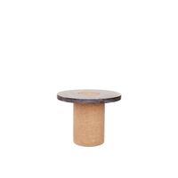 Sintra Side Table/Coffee Table Large Black Marble/Cork