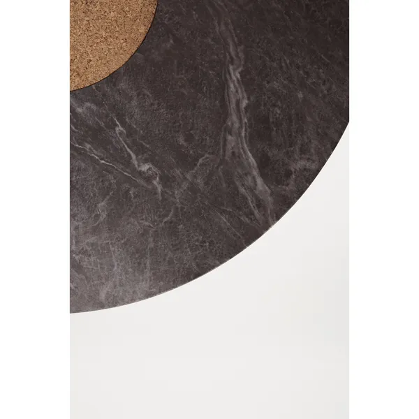 Sintra Side Table/Coffee Table Large Black Marble/Cork
