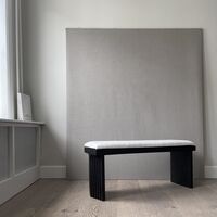 Arc Bench Seat Cushion Linen