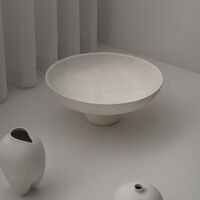 Baburu Cuenco Grande Hueso Blanco