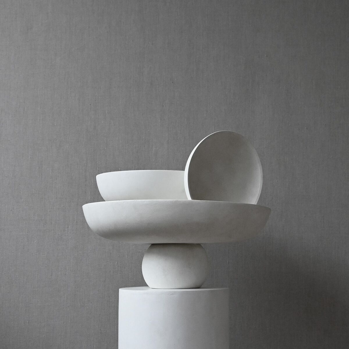 Baburu Schale Medium Bone White