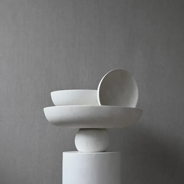 Baburu Schale Medium Bone White