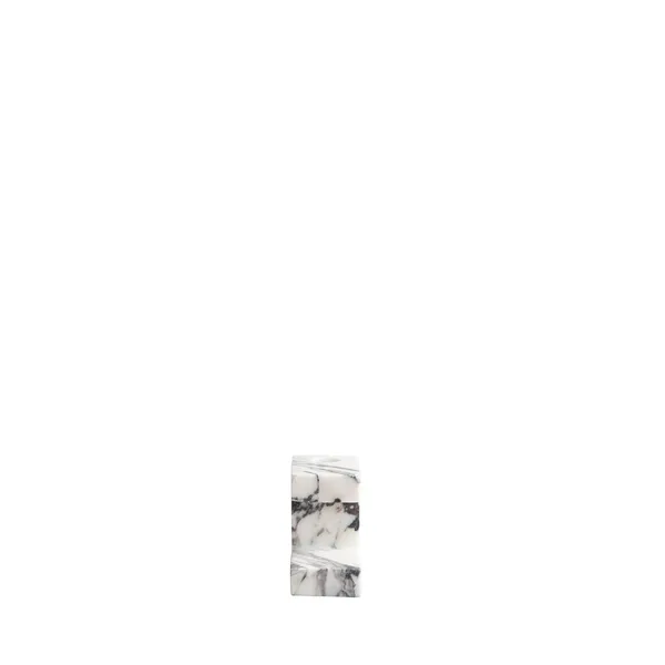 Brick Candlestick Low Calacatta