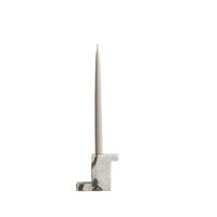 Brick Candlestick High Calacatta