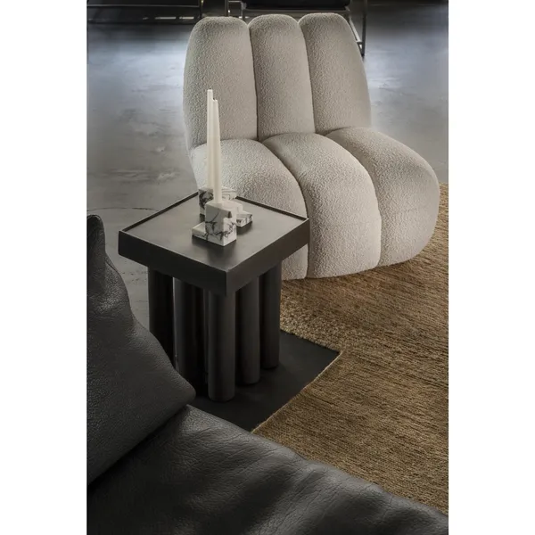 Brick Candlestick High Calacatta