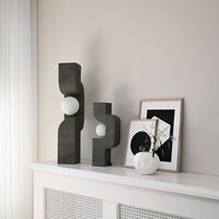 Sitting Man Gulvlampe Stor Mørkgrå