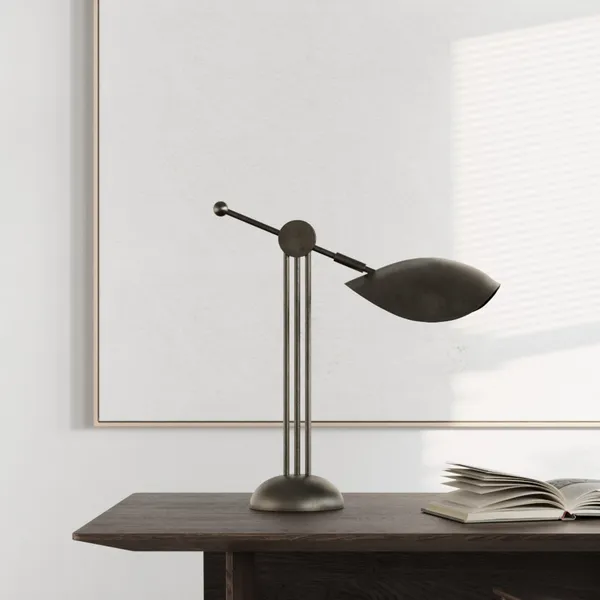 Mantarraya Lámpara de Mesa Bronce