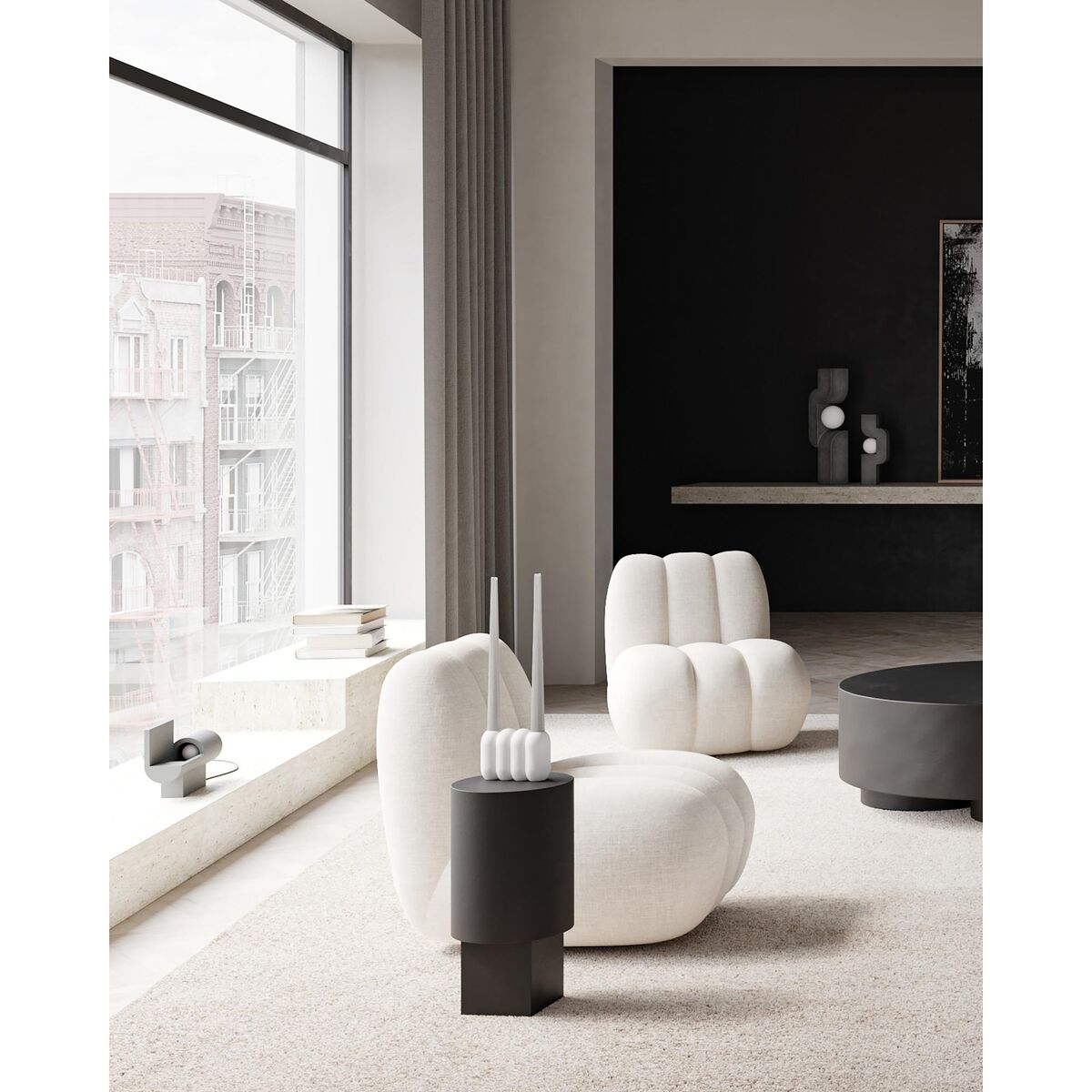 Toe Fauteuil Bouclé