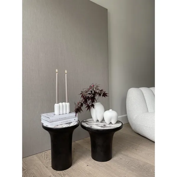 Trumpet Side Table High Calacatta