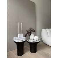 Trumpet Side Table High Calacatta