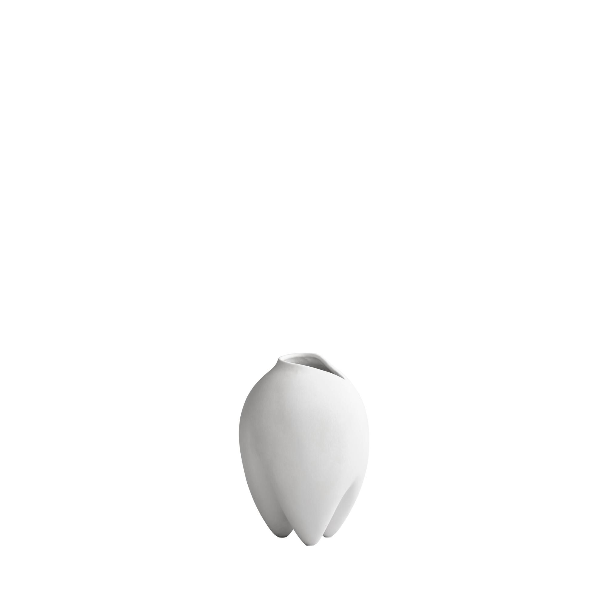 Sumo Vase Slim Petit Bone Hvit
